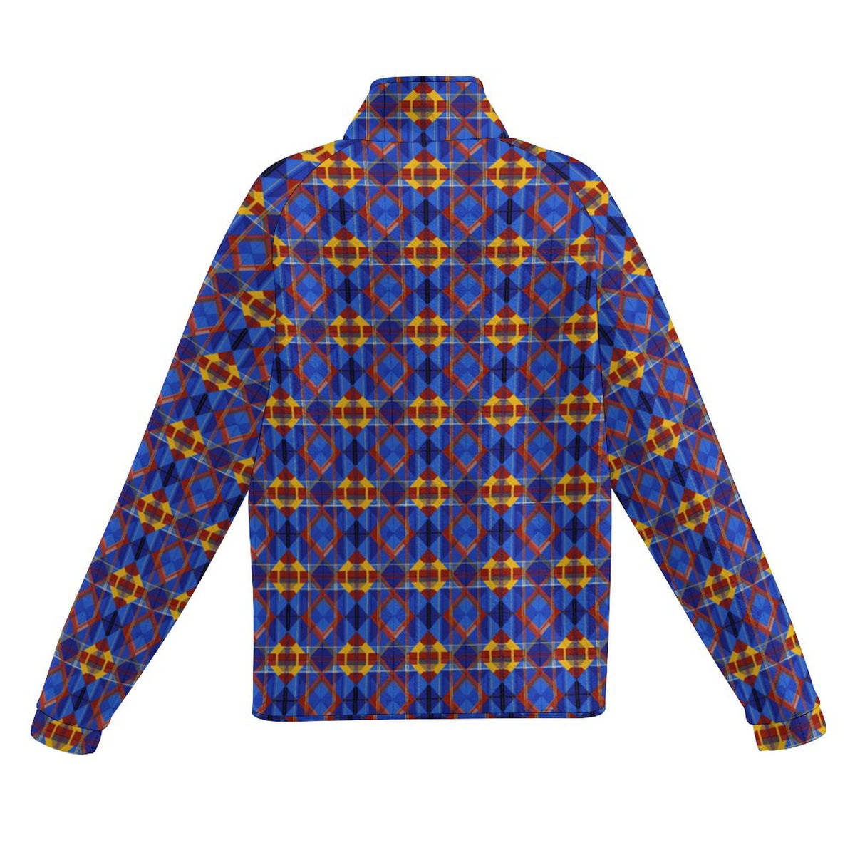 Stand-up Collar Fleece Casual Jacket