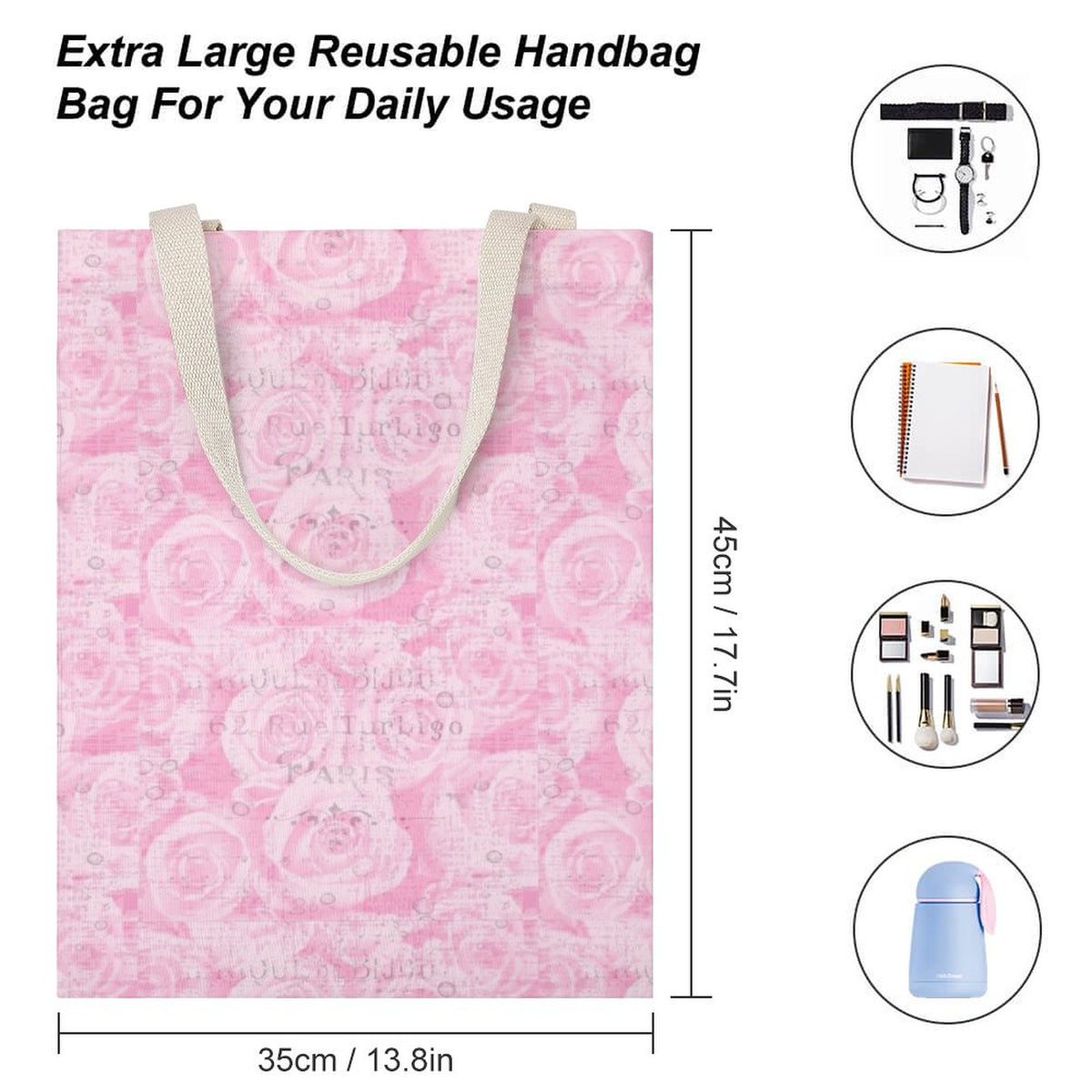 Tote Canvas Bag (Dual-sided Printing)