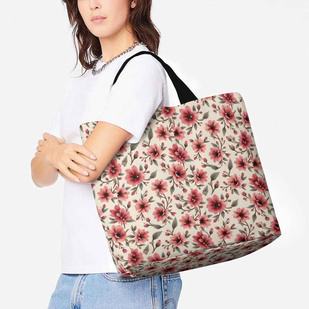 Large One Shoulder Shopping Bag