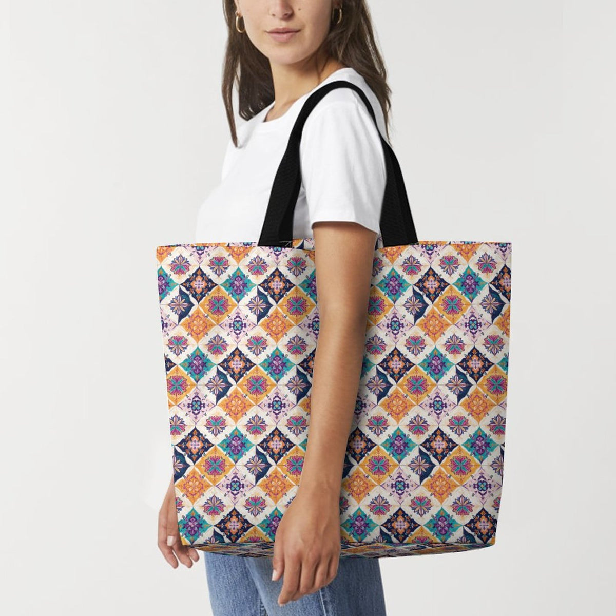 Large One Shoulder Shopping Bag