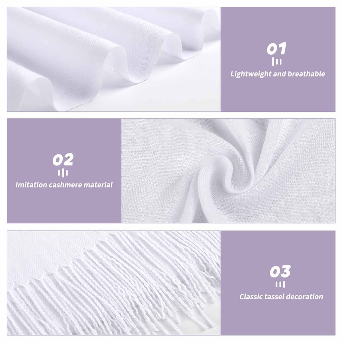 Cashmere-like Tassel Scarf