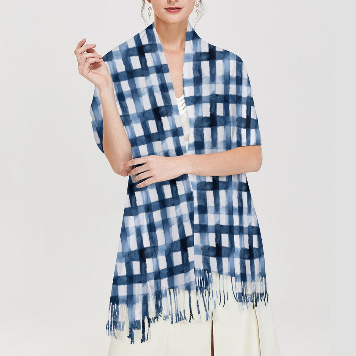 Cashmere-like Tassel Scarf