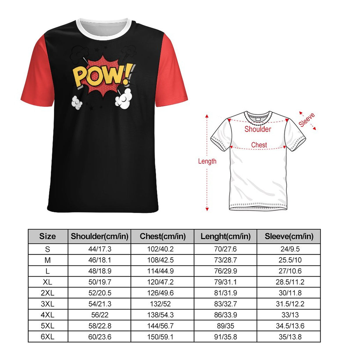Men’s T-Shirts POW