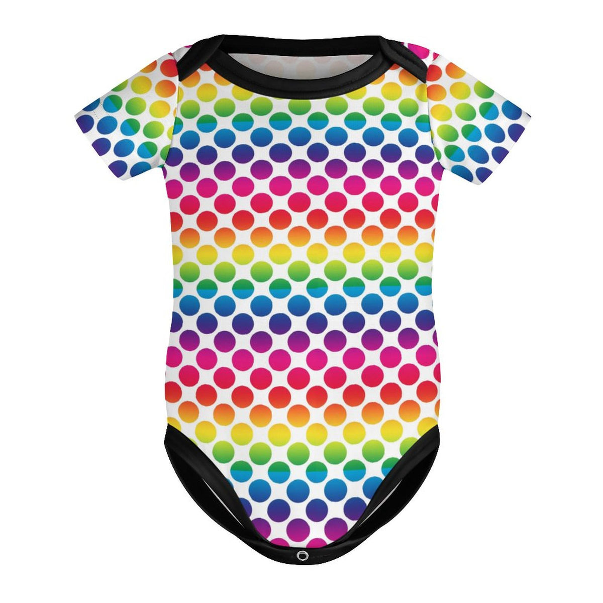 Faux Cotton Short Sleeve Baby Romper