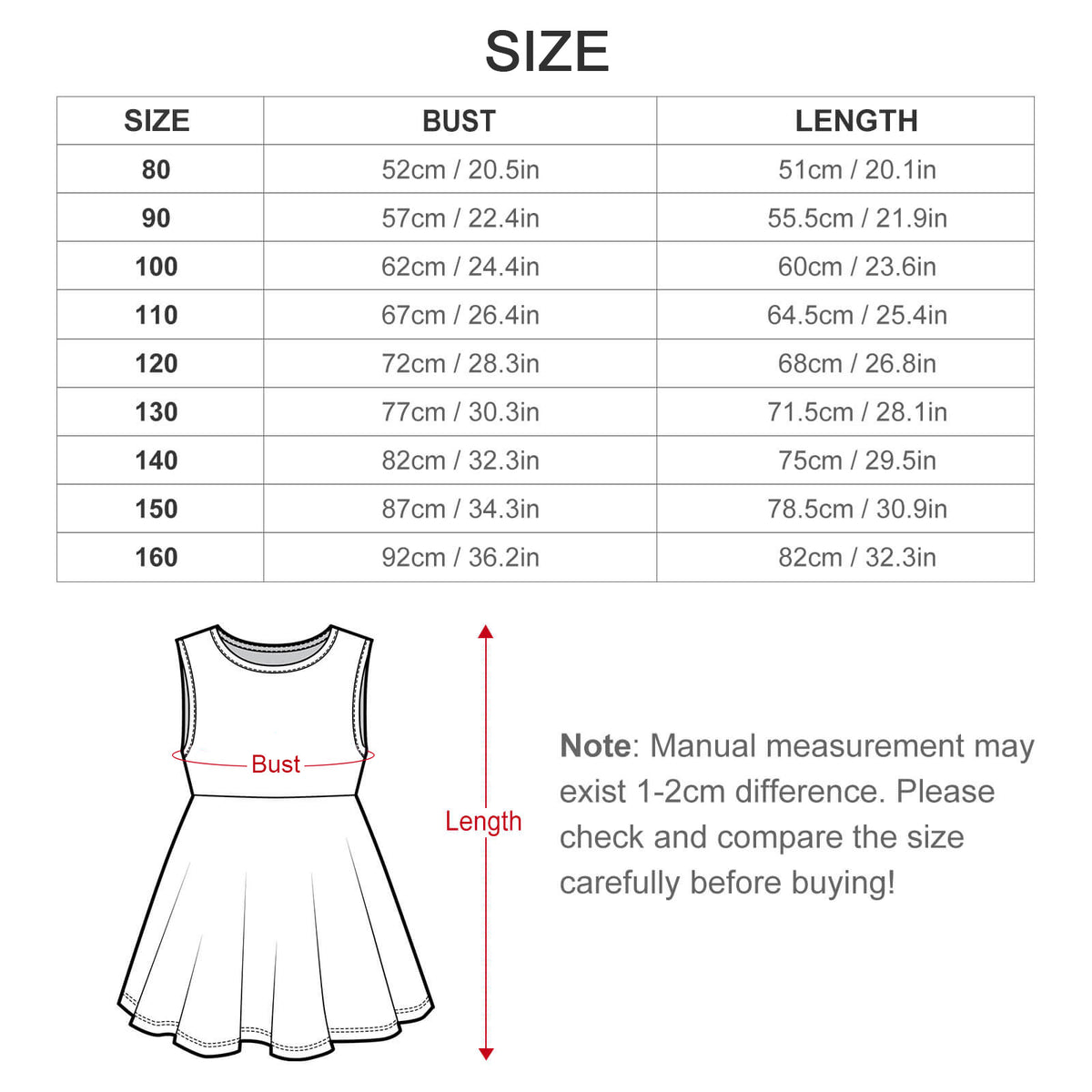 Girls' Tank Dress