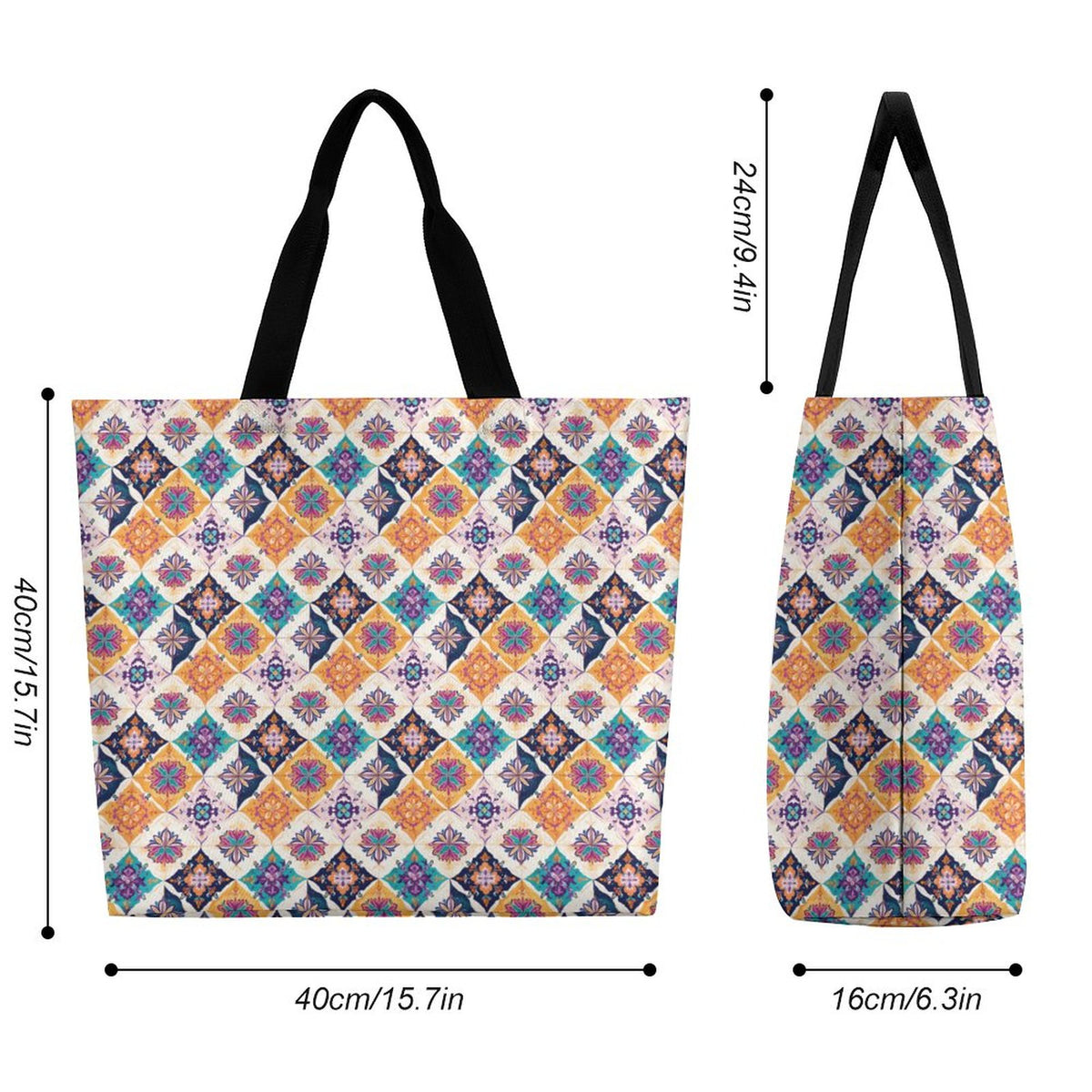 Large One Shoulder Shopping Bag