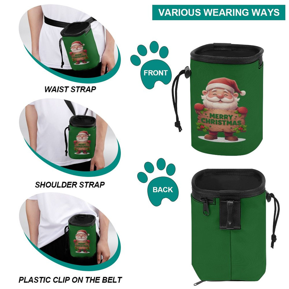 Dog Treat Training Bags Storage for Pet Rewards A007
