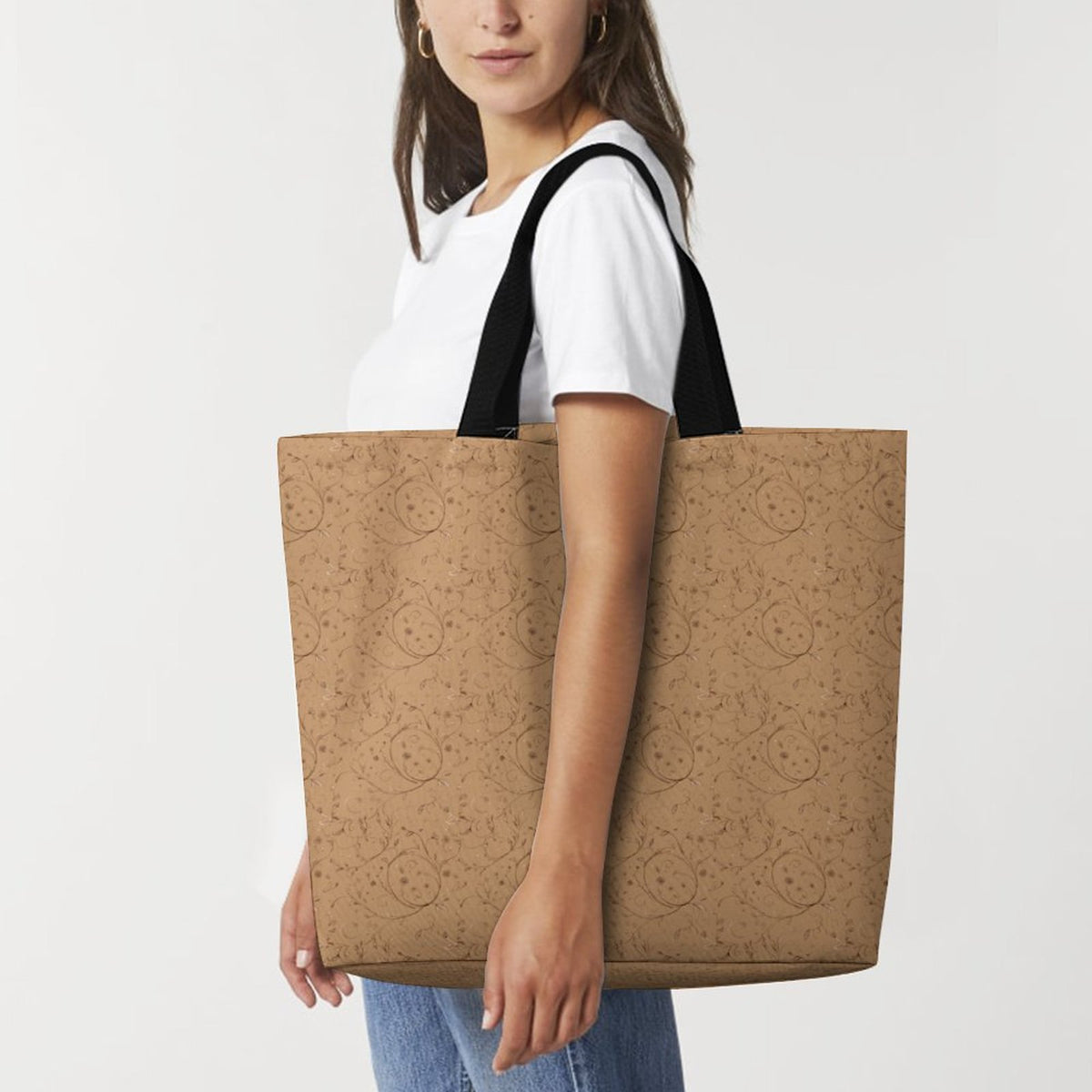 Large One Shoulder Shopping Bag