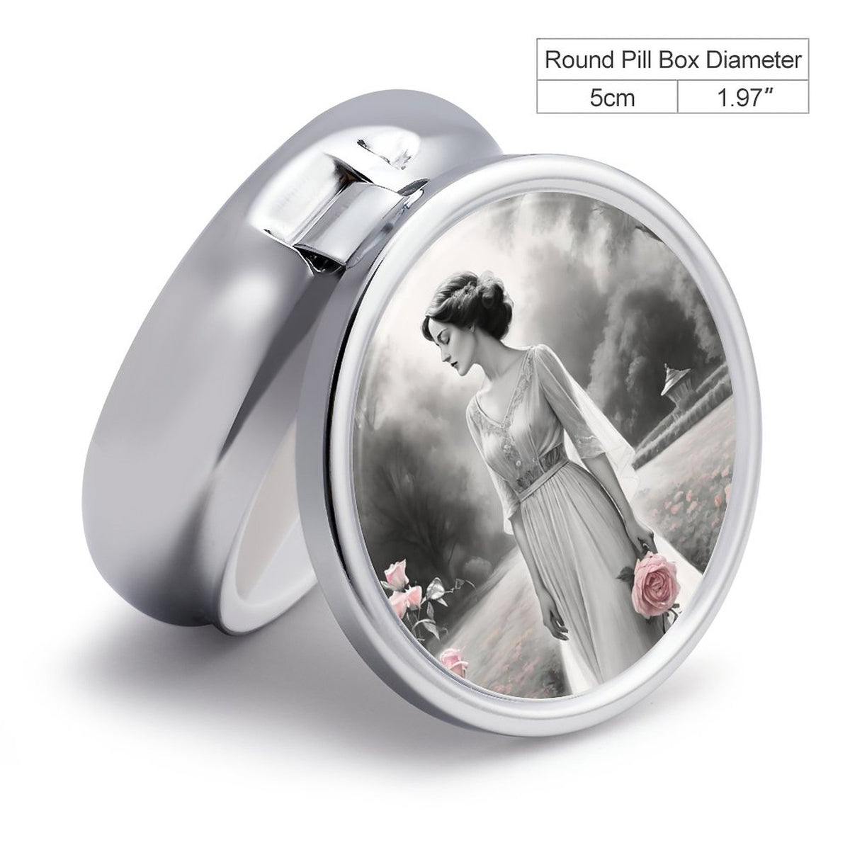 Round Pill Box-1PC