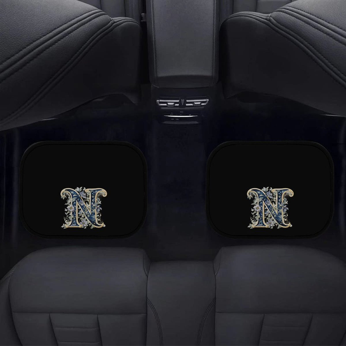 Car Mat Set of 4 - Letter N