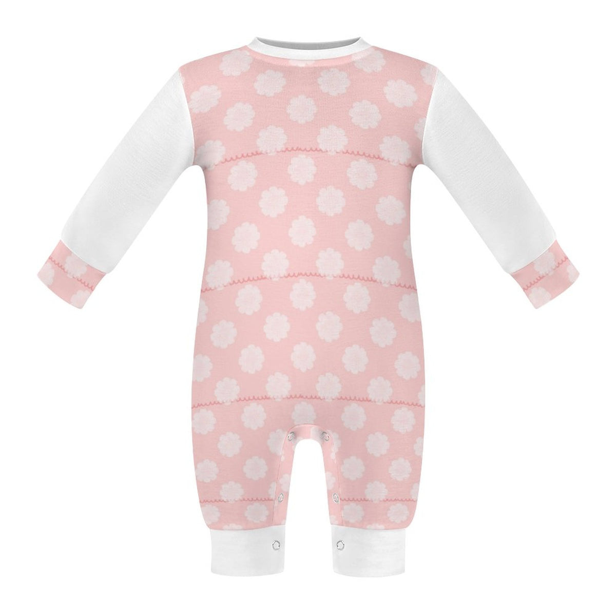 Baby Romper Pink Flowers