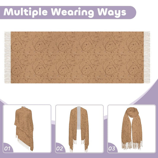Cashmere-like Tassel Scarf