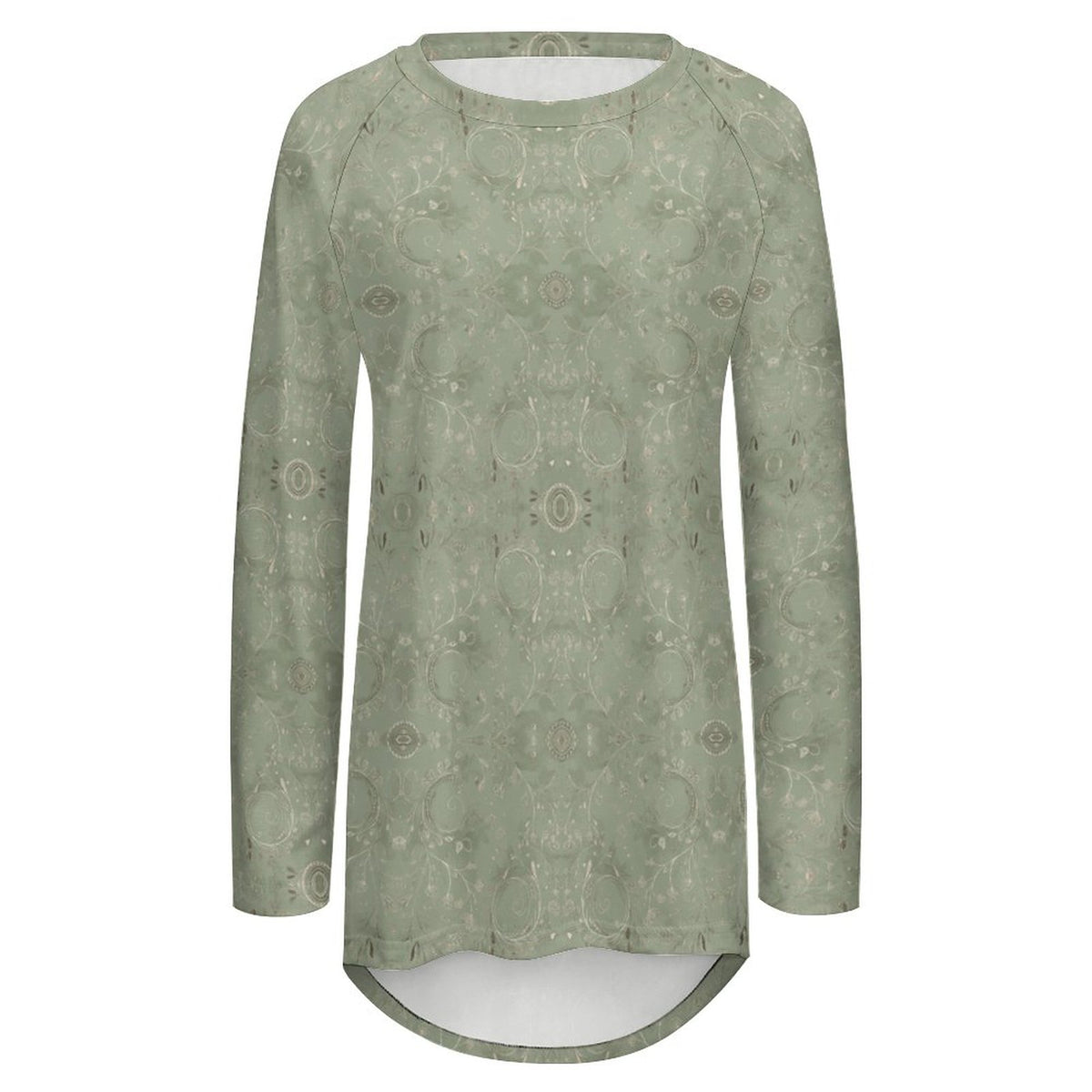 Custom Women's Long Sleeve U-Neck T-Shirts