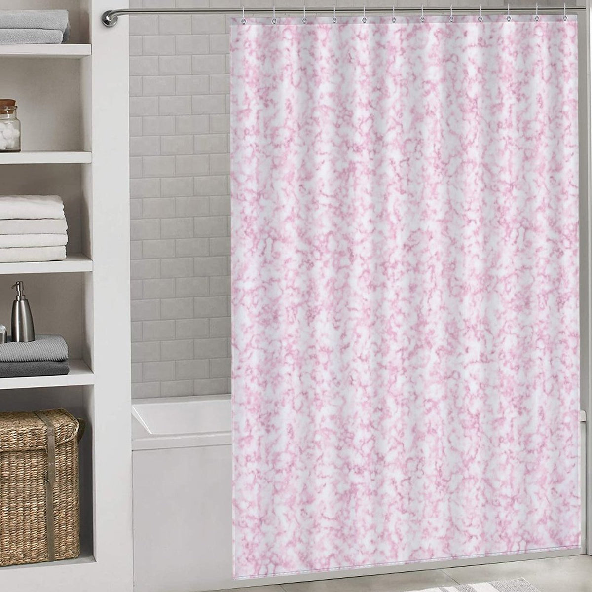 Pink Shower Curtain