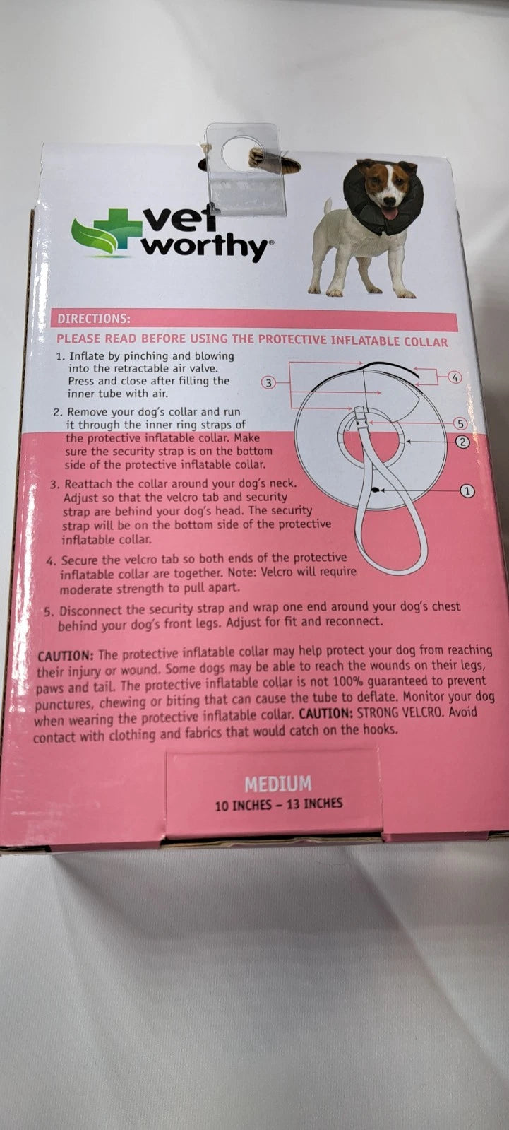 🔥Vet Worthy Protective Inflatable Collar Medical Size Medium