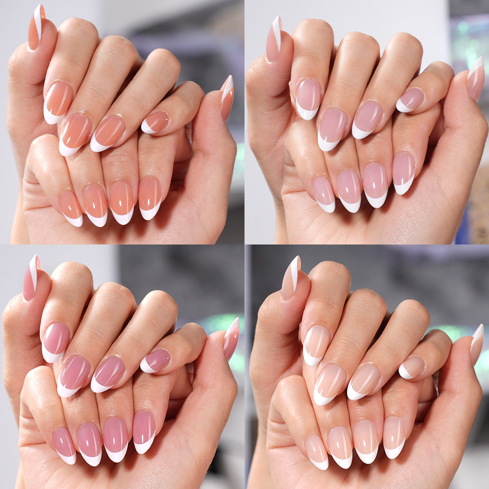 "Classic White French" - Timeless 32Pcs Press-On Nails Set – Image 3