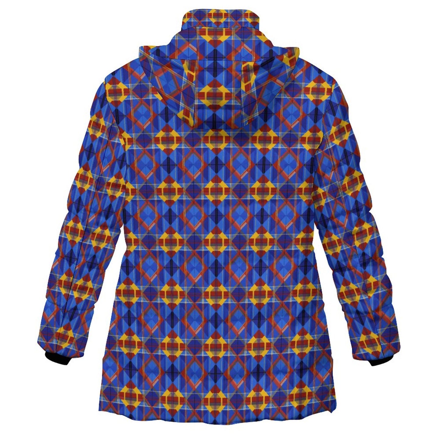 Winter Quilted Long-Sleeve Hooded Outerwear