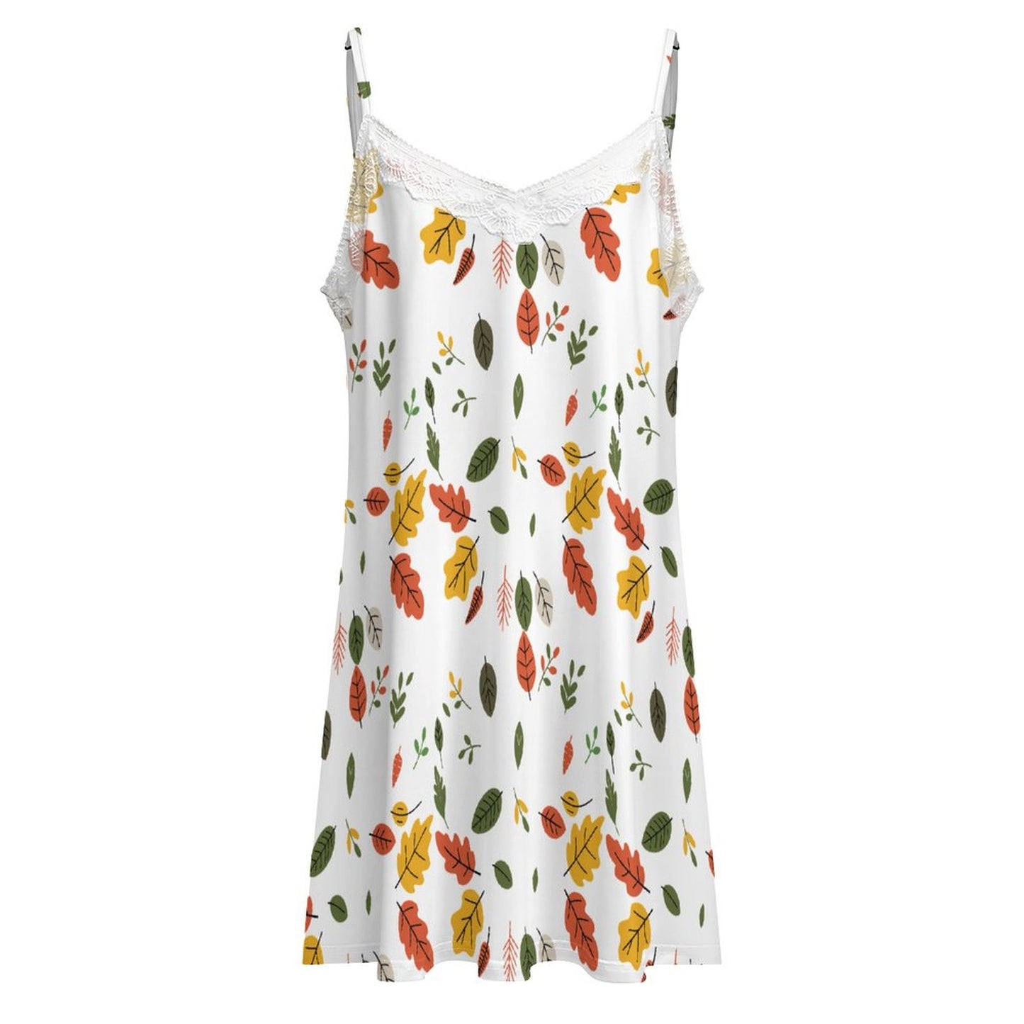 Beautiful Lace-Trimmed Camisole Nightgown
