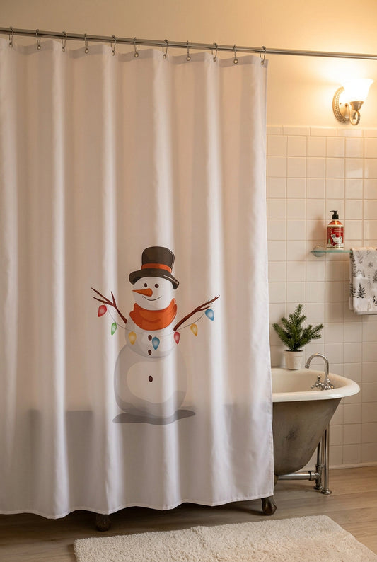 Snowman Shower Curtain