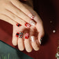 Art Finished Christmas Series Flat Nail False Nail 365nails – Image 7
