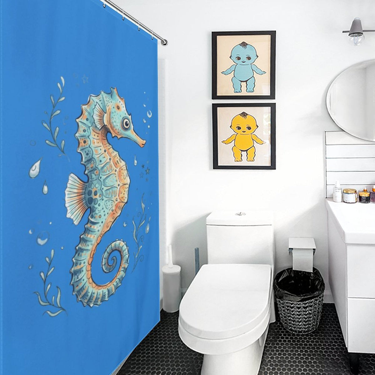 Seahorse Shower Curtain