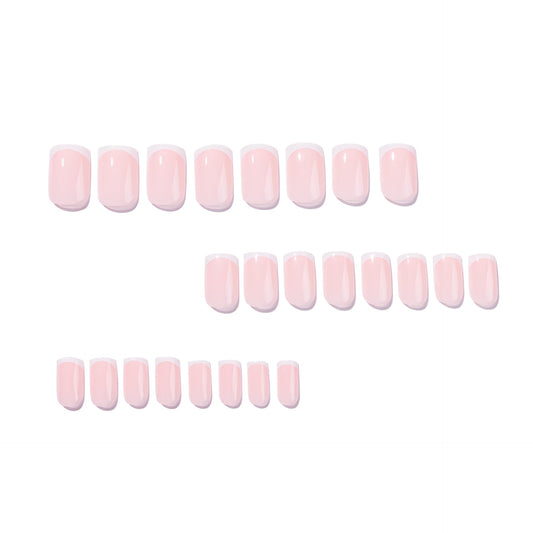 365nails: "Classic French Nude Square" – Minimalist Press-on Nails – Image 2