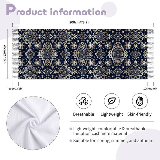 Cashmere-like Tassel Scarf