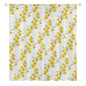 Sheer Curtain White and Yellow