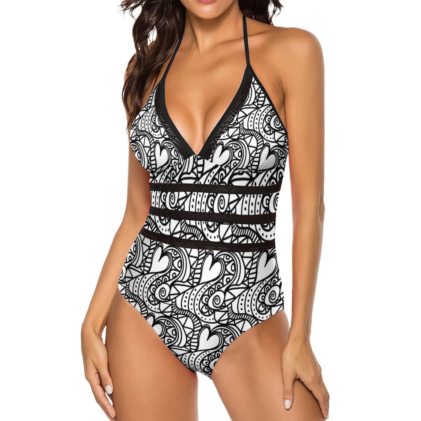 Women's Halter One-Piece Swimsuits