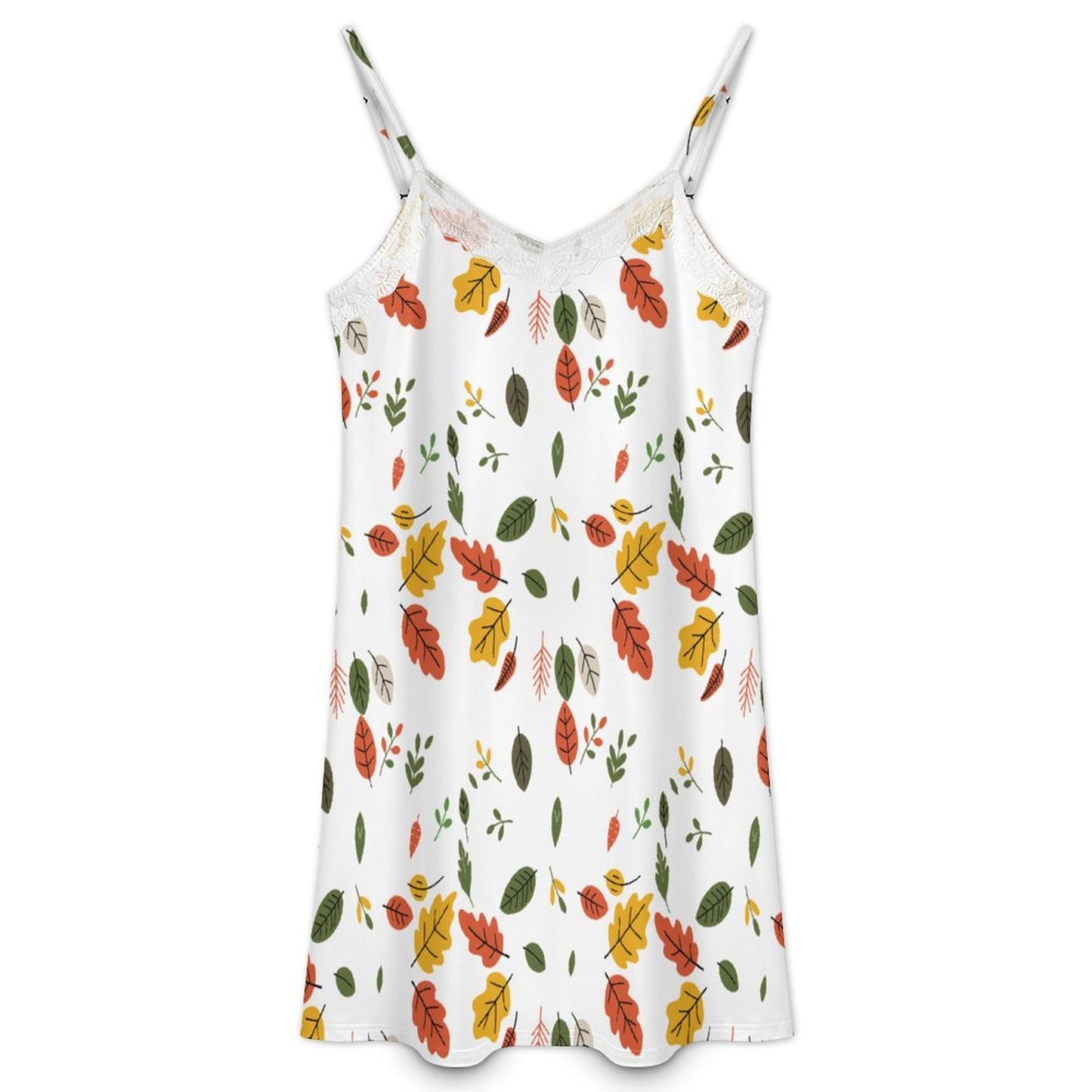 Beautiful Lace-Trimmed Camisole Nightgown
