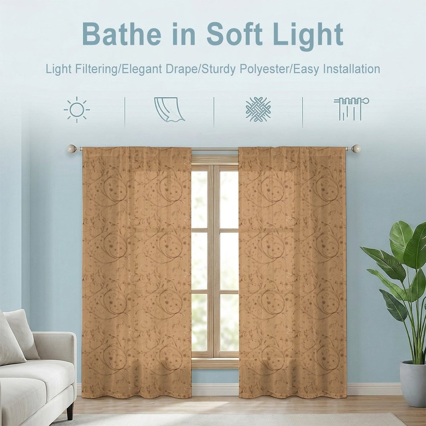 Sheer Curtain