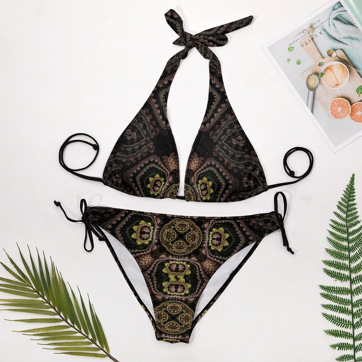 Two Piece Halter Swimsuit