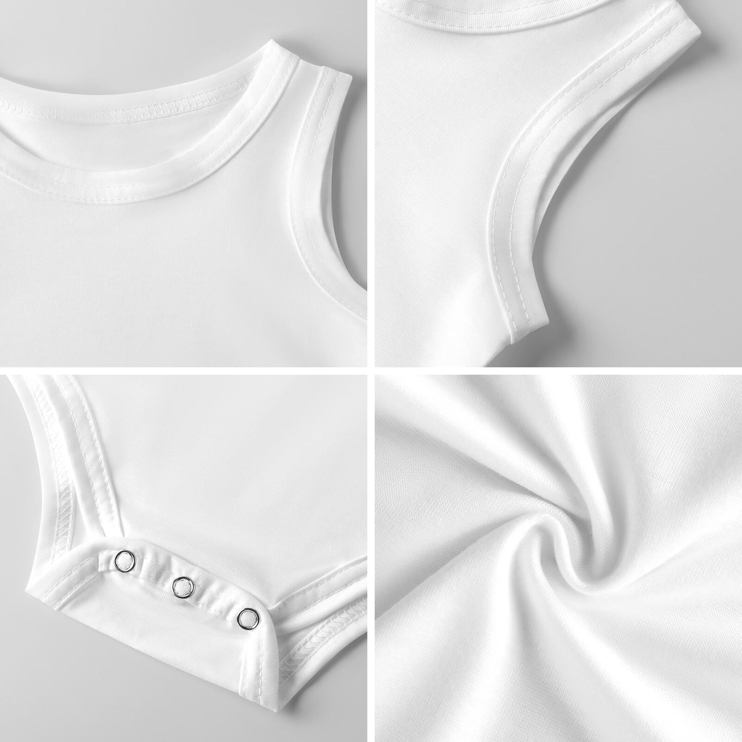 200gsm Baby Sleeveless Romper(All-Over Printing)