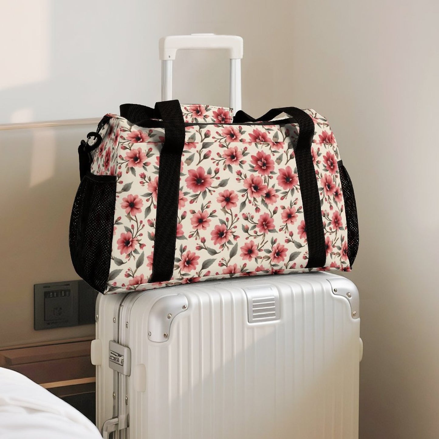 Travel Duffel Bag Flowers