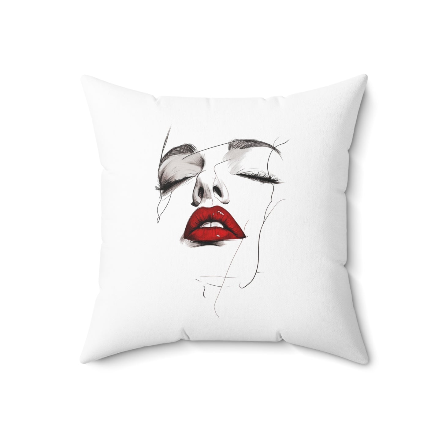 Chic Art Pillow, Stylish Home Decor, Modern Throw Cushion, Fashion-Inspired Accent Pillow, Gift for Art Lovers
