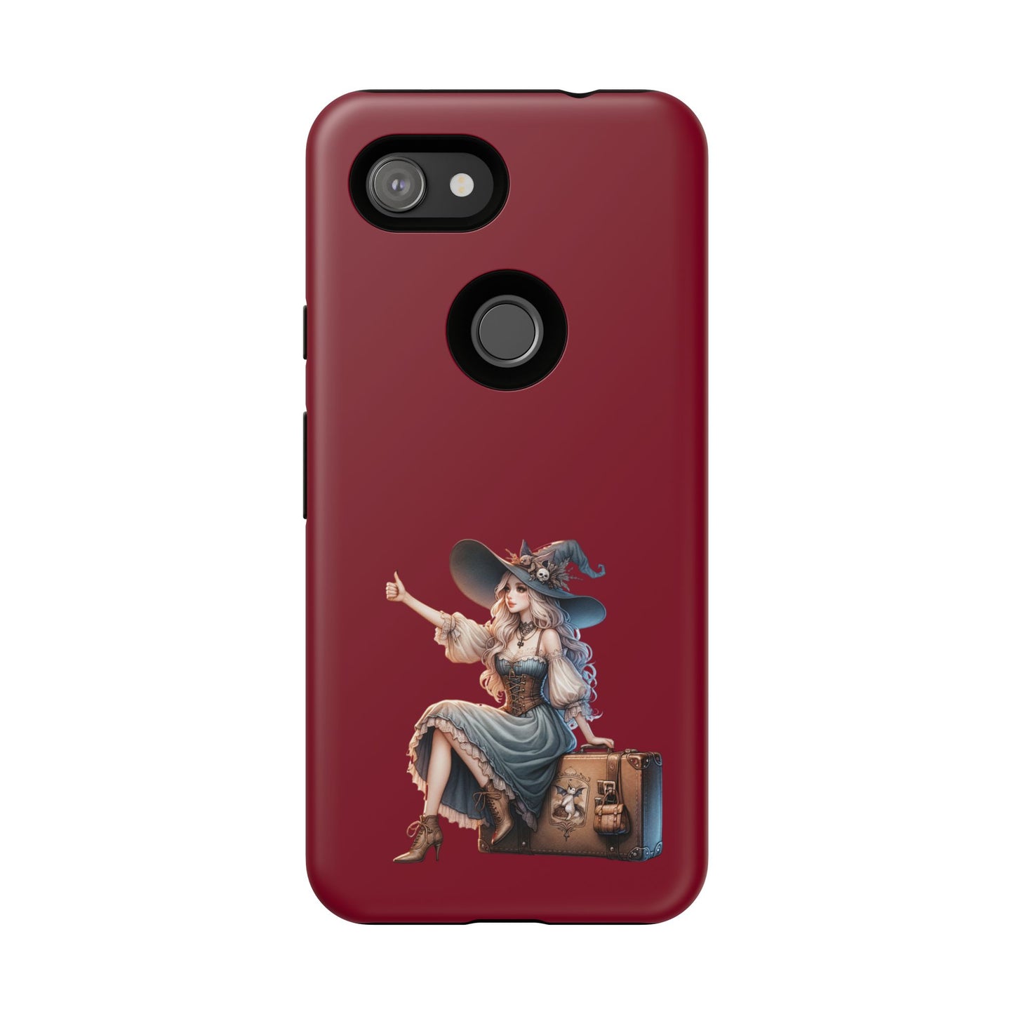 Witchy Phone Case - Magical, Durable - Halloween Gift, Cosplay Accessory, Cute Witch Design