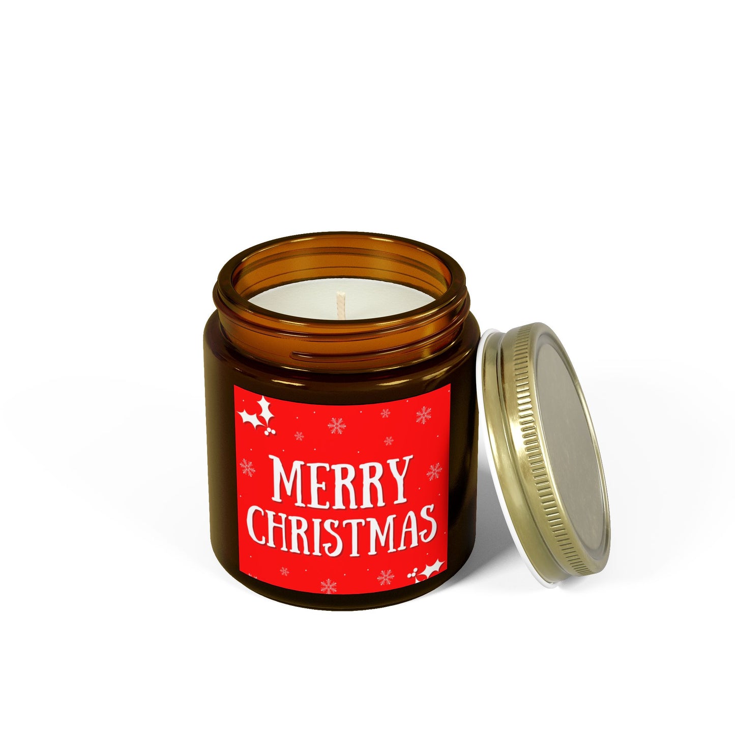 Merry Christmas Scented Candles, Holiday Decor, Gift for Her, Cozy Home Fragrance, Christmas Gifts, Aromatherapy