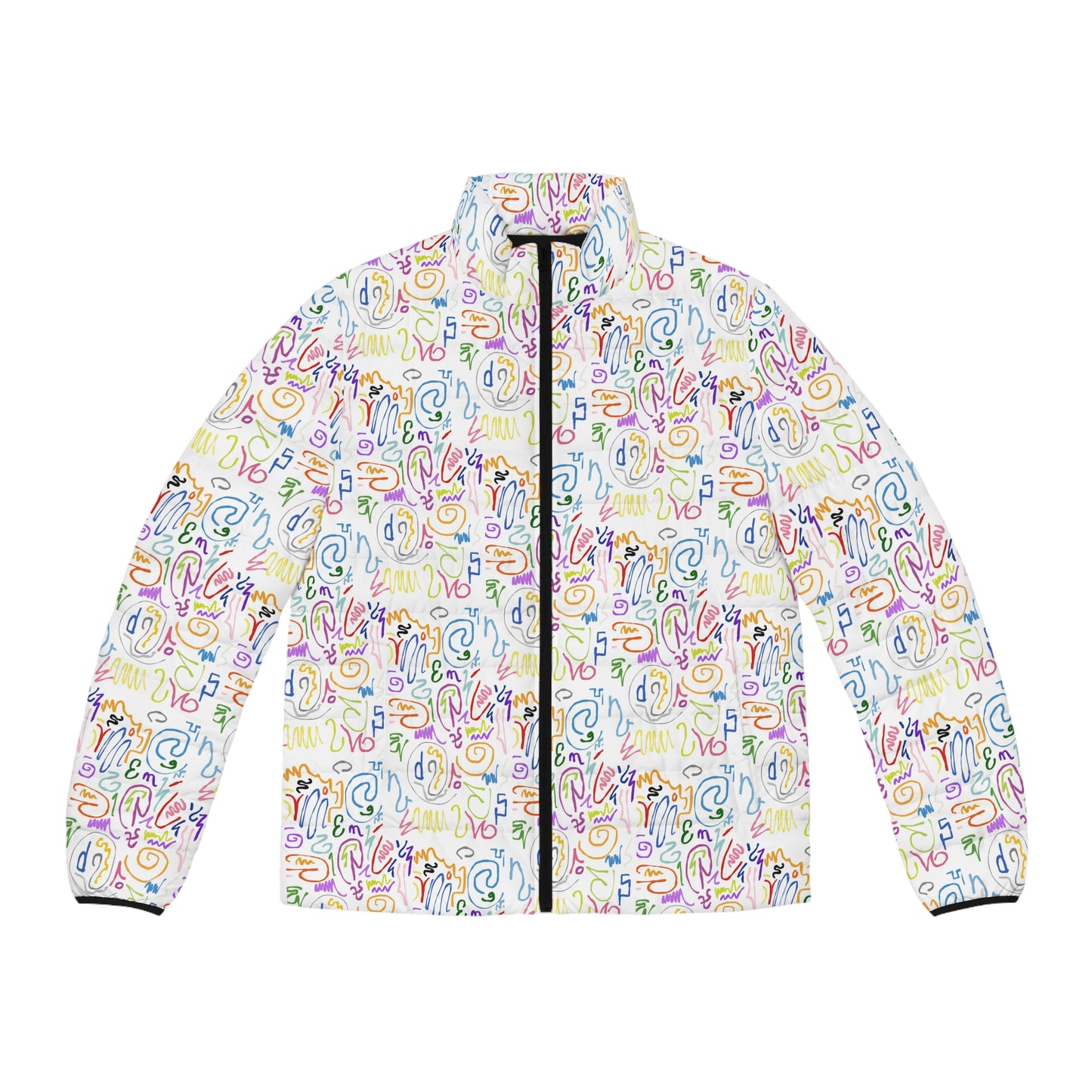Colorful Men's Puffer Jacket