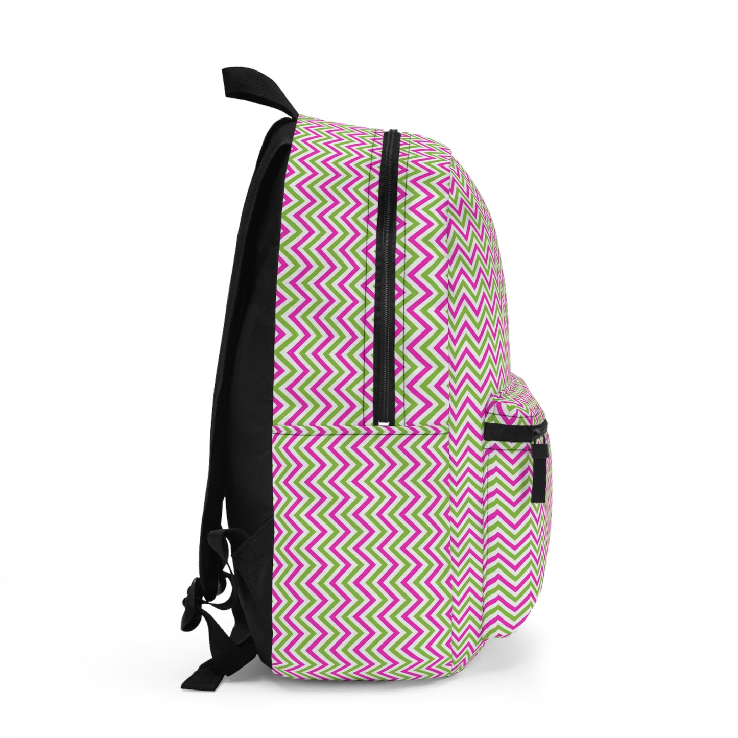 Vibrant Chevron Pattern Backpack