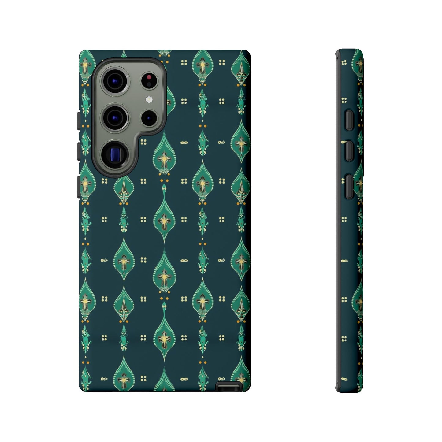 Emerald Boho Teardrop Phone Case