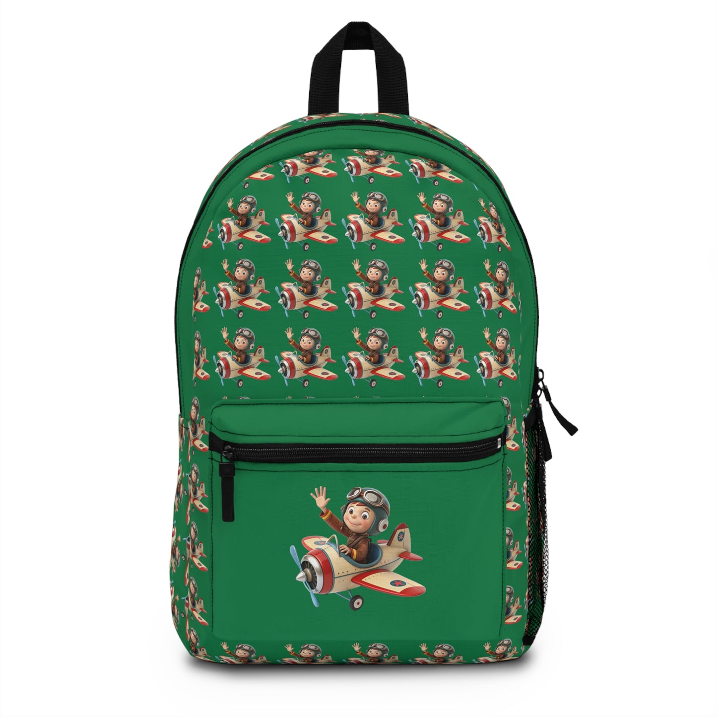 Kids' Adventure Backpack with Fun Airplane Design, Perfect for School, Travel, and Outdoor Activities