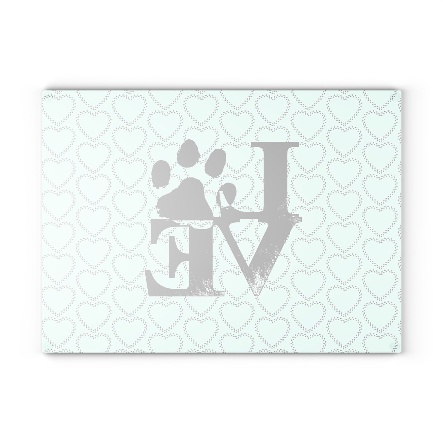 Love Paw Glass Cutting Board, Pet Lover Kitchen Decor, Heart Pattern Chopping Board, Unique Gift for Dog Owners, Wedding Gift, [...]