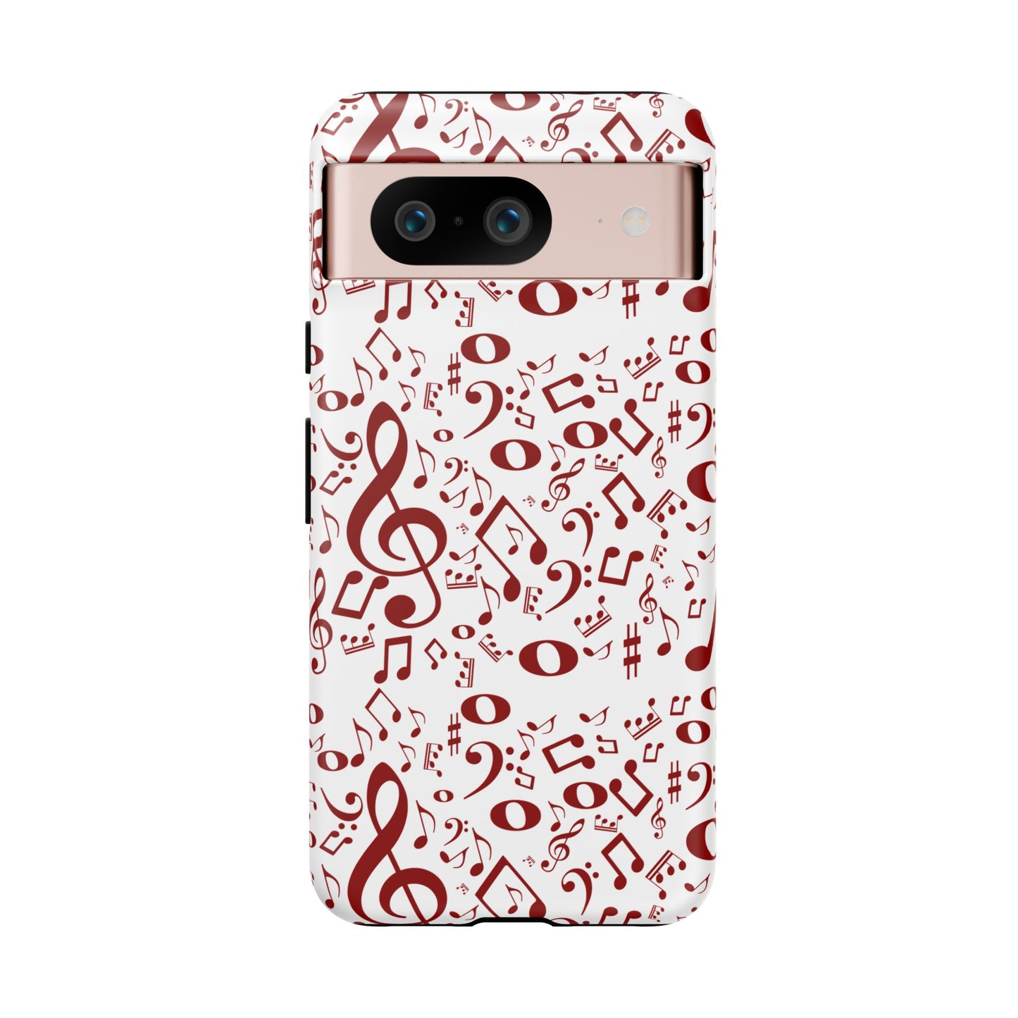Musical Note Phone Case, Tough iPhone Cover, Gift for Musicians, Customizable, Music Lover's Accessory, Durable Phone Protection