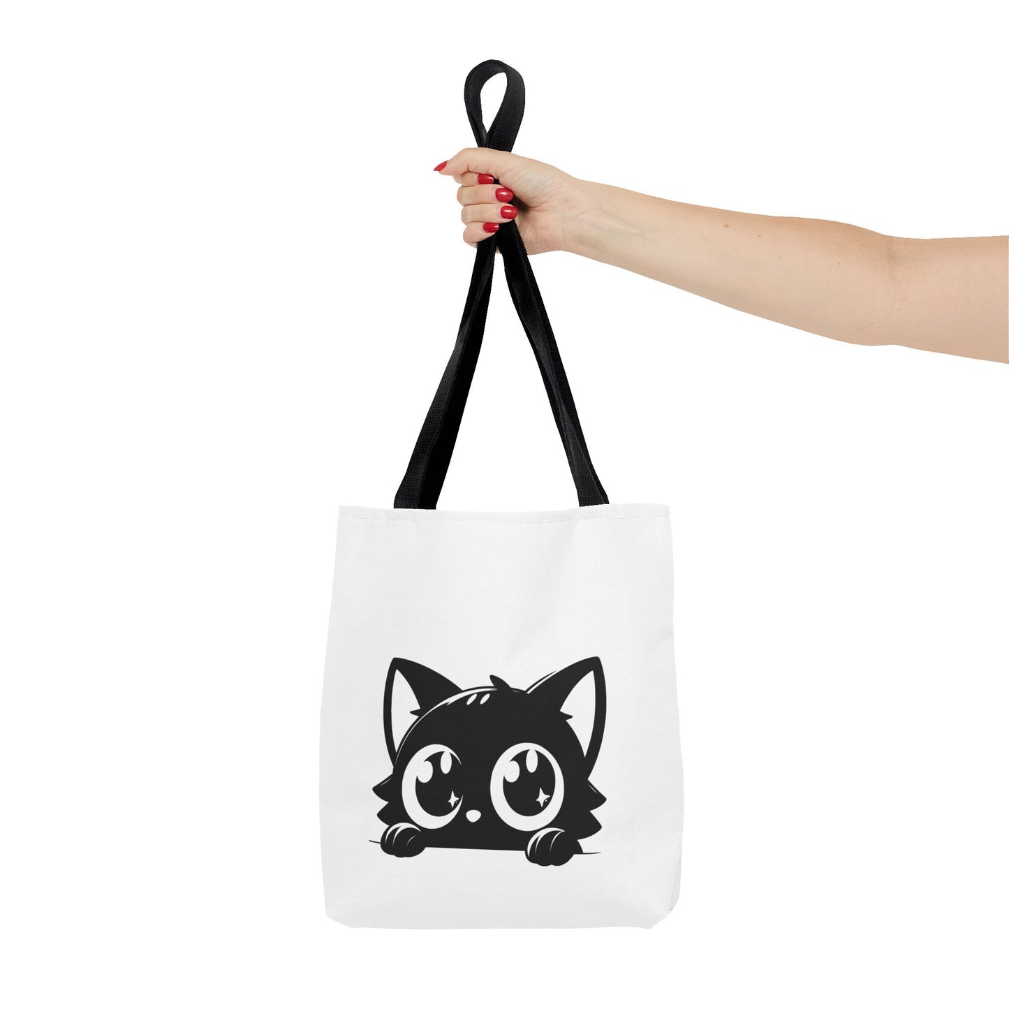 Adorable Cat Face Tote Bag | Cute Kitten Shopping Bag