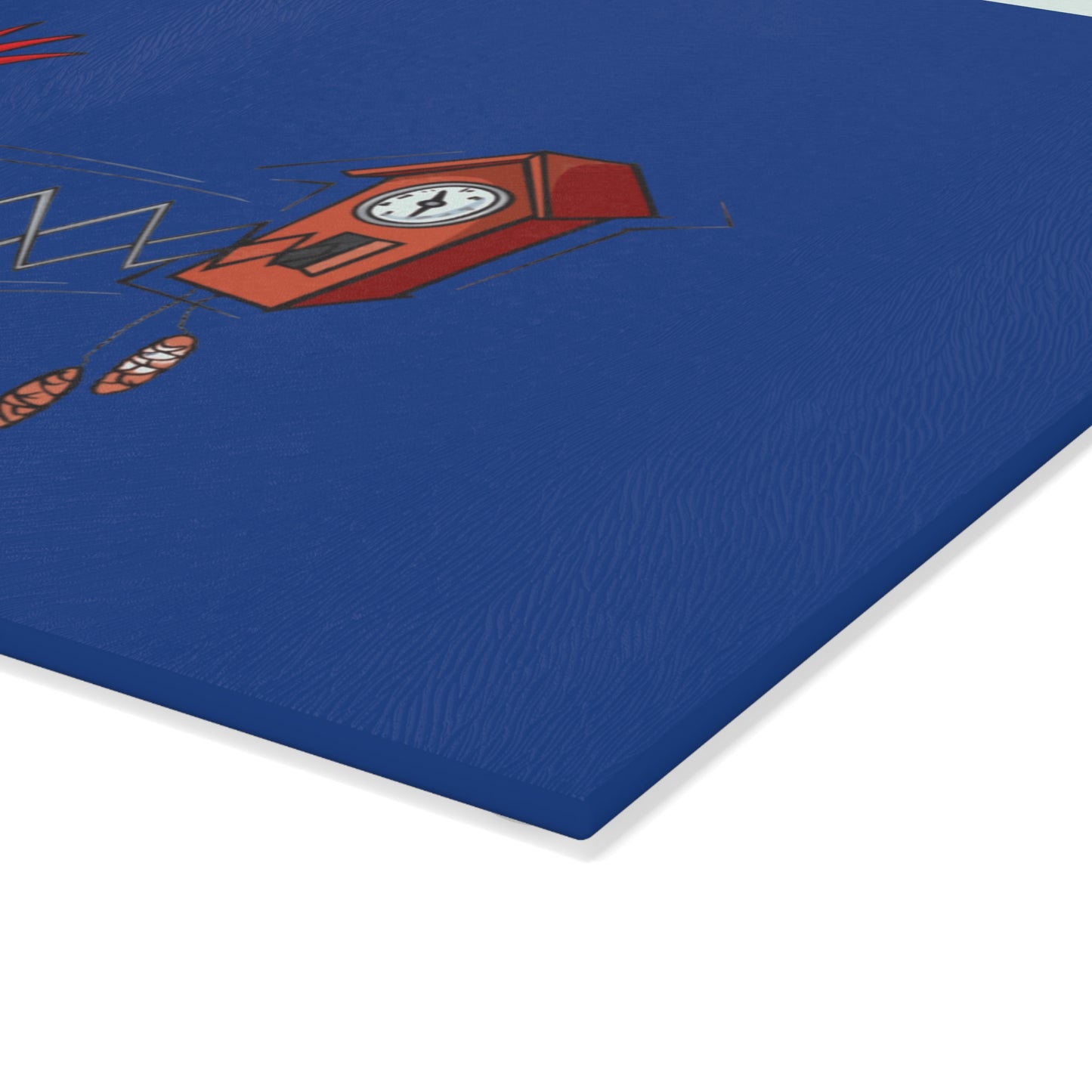 Whimsical Bird Glass Cutting Board