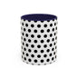 Elegant Polka Dot Mug - Stylish Coffee Cup for Home, Office, Gift for Birthdays, Anniversaries, Holidays, Unique Drinkware
