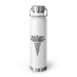 Stylish Copper Insulated Water Bottle, 22oz, Perfect for Active Lifestyles, Gifts for Healthcare Workers, Eco-Friendly, Exercise, Travel