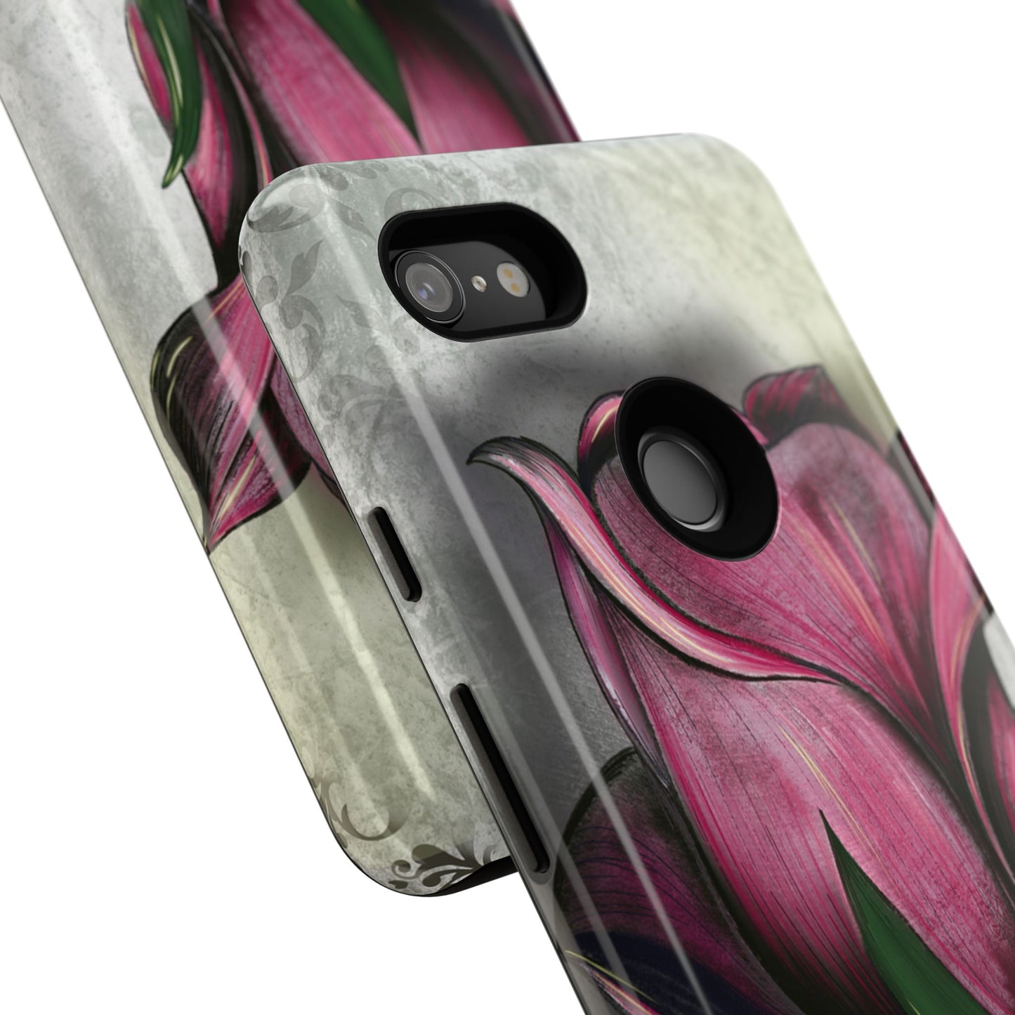 Rose Phone Case – Tough Cases, Floral Phone Cover, Gift for Her, Minimalist Design, Nature Lover's Accessory, Birthday Gift Idea