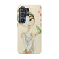 Whimsical Girl with Frog Magnetic Impact Phone Case