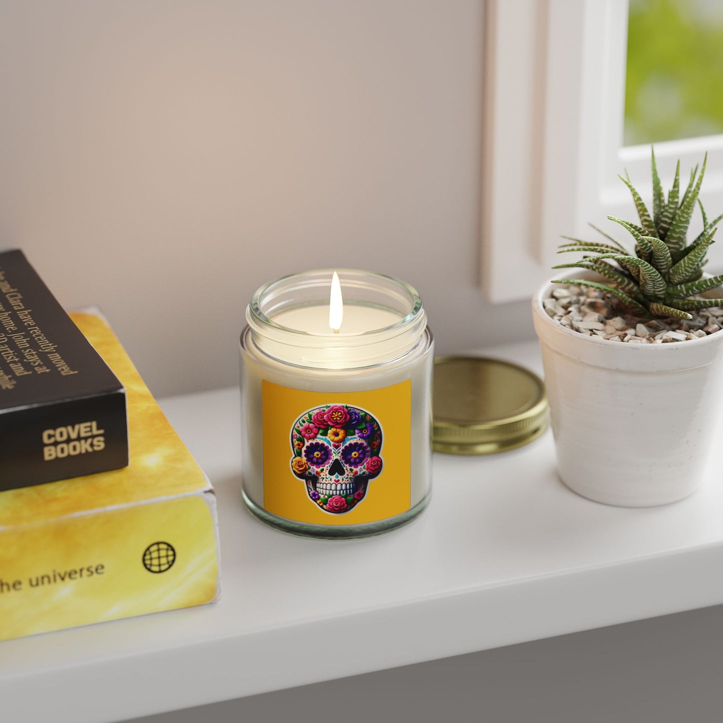 Day of the Dead Coconut Apricot Candle (4oz/9oz)